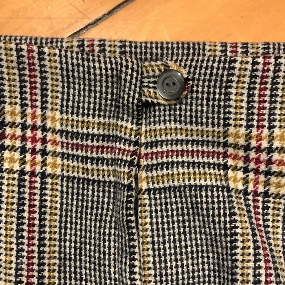 60’s HANDMADE WOOL GLEN PLAID TWEED SKIRT SUIT PRINCE OF WALES PLAID - Picture 6 of 15